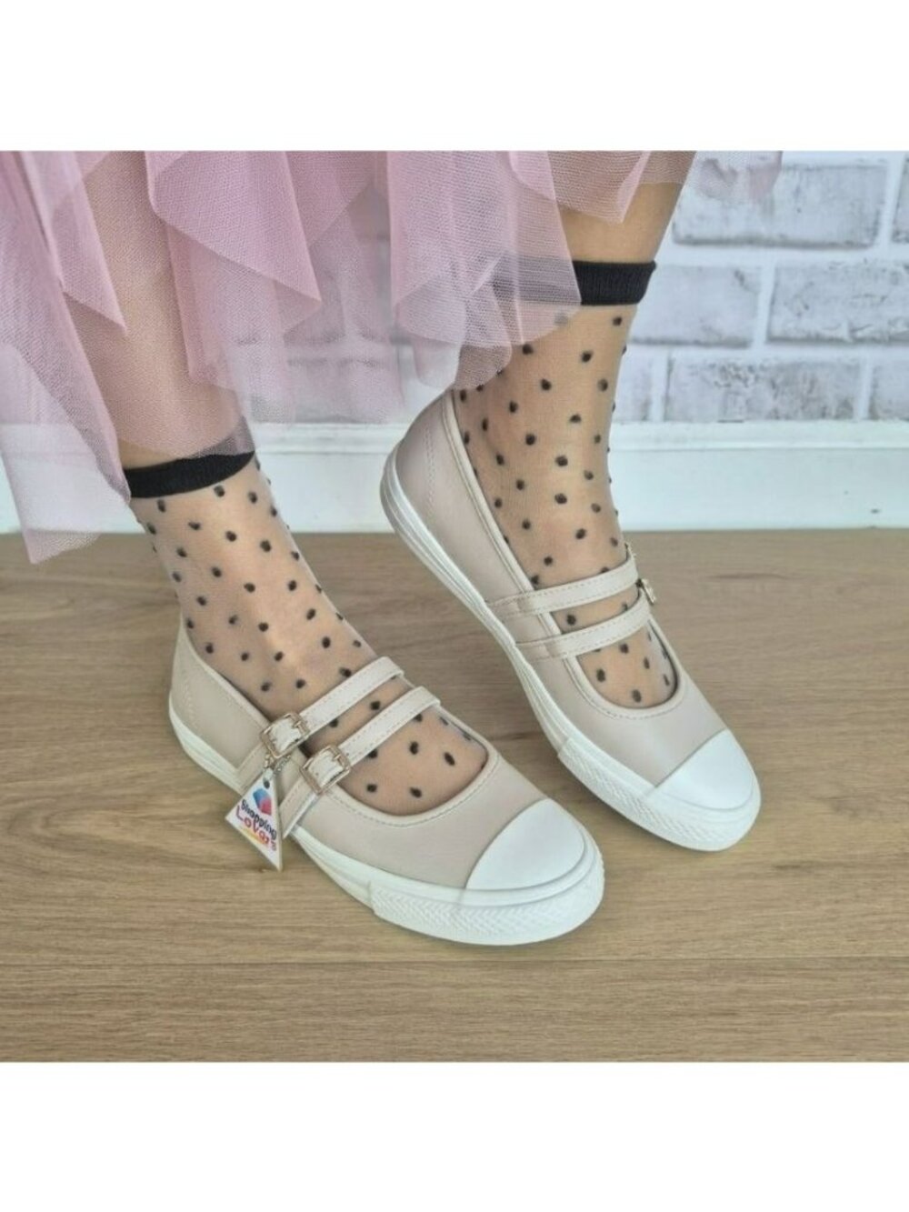 ⭐Converse Chuck Dainty Mary Jane Slip On Sz 8 Womens shoes Sneaker Beige A11491C